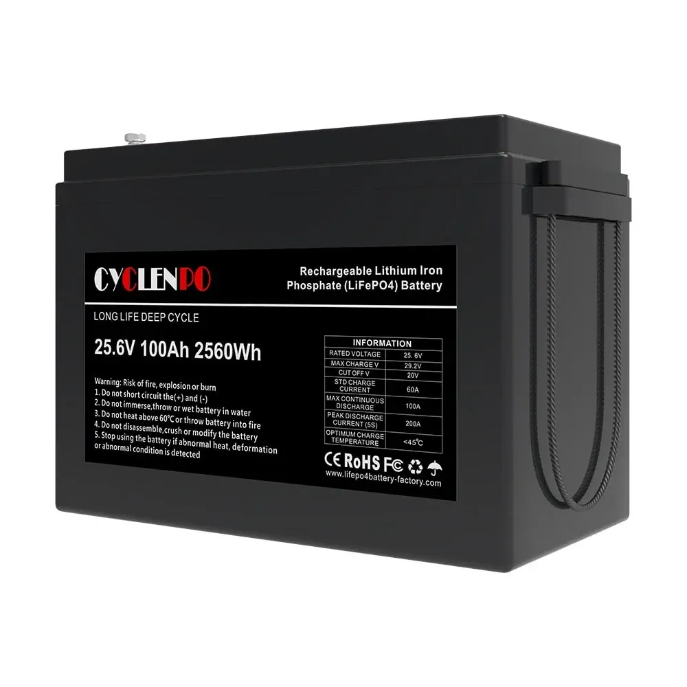 Акумуляторна батарея літій-залізо-фосфатна 25.6В 100Аг Cyclen 25.6V 100AH LiFePo4 (44-00080) Київ - фото 4