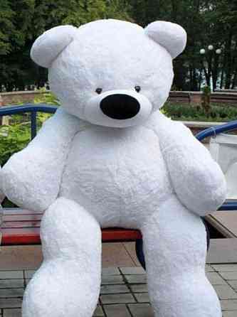 Великий плюшевий ведмідь Аліна Бублик 200 см білий Київ