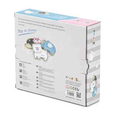 Развивающая игрушка Viga Toys Шнуровка PolarB Зверята 4 шт. (44044) Винница