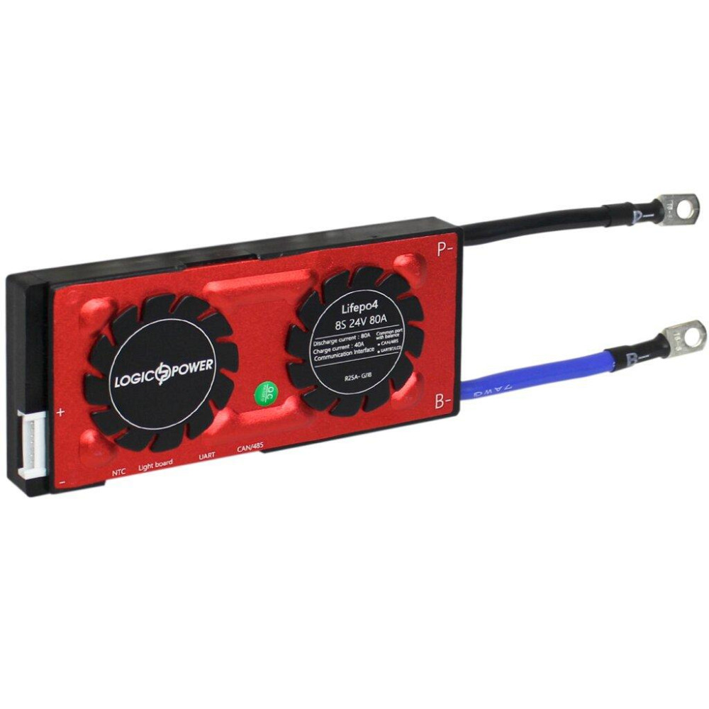 Smart BMS плата LP LiFePO4 24V 8S Dis 80A Ch 40A UART+RS485+CAN Киев - изображение 2