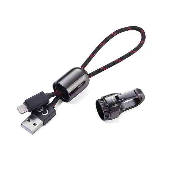 Кабель Troika зарядка + карабин, USB Ровно