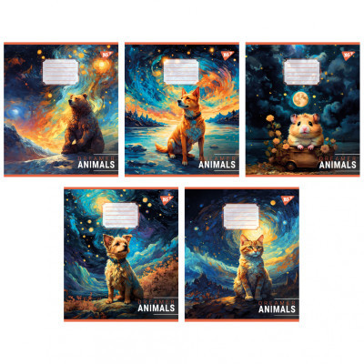 Тетрадь Yes Dreamer animals 48 листов клетка (767105) Винница - изображение 1