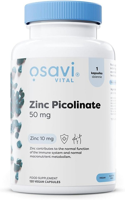 Піколінат цинку Osavi Zinc Picolinate 50 мг 120 капсул Луцьк - фото 1