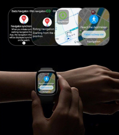 Умные смарт часы HK10 Pro Max Черный Винница