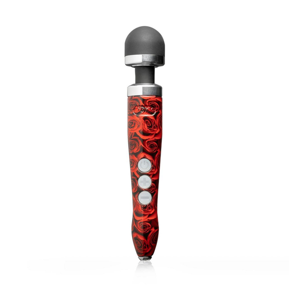 Вібромасажер DOXY Die Cast 3R - ROSE PATTERN, дуже потужний, перезаряджуваний, металевий корпус Sex Aura Київ - фото 1