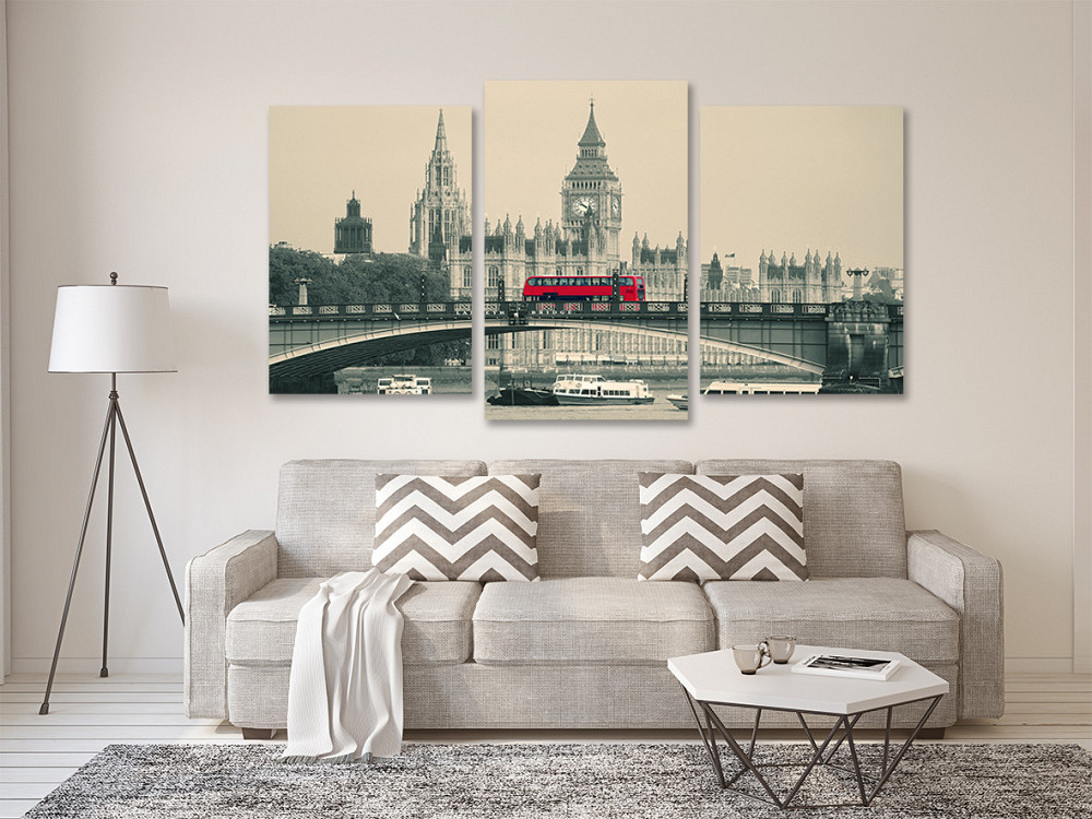 Модульная картина в гостиную / спальню  Велика Британія Art-597_3 Киев - изображение 2