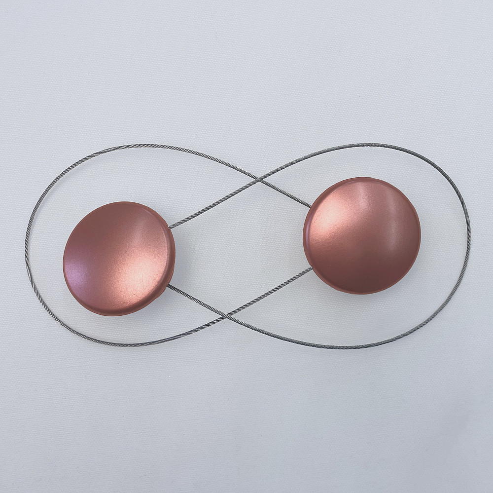 Магниты для штор и гардин Круг 2 шт Розовое золото (81-292) Киев - изображение 6