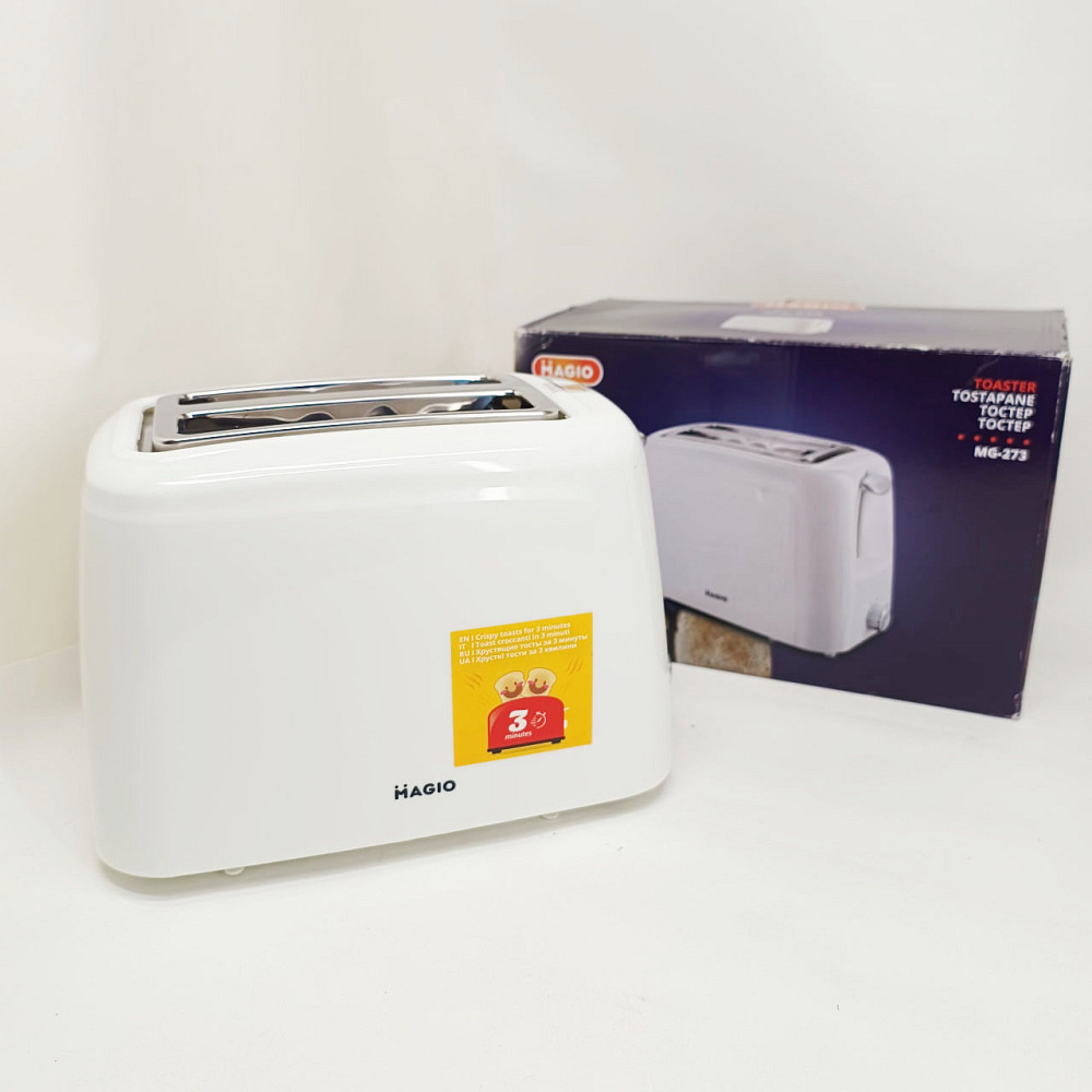 Тостер з підігрівом на різних рівнях MAGIO, Тостер з піддоном для збору крихт Маленький RF-29 Львів - фото 13