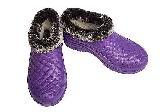 Калоші жіночі KROK Б03 хутро фіолетові Харків