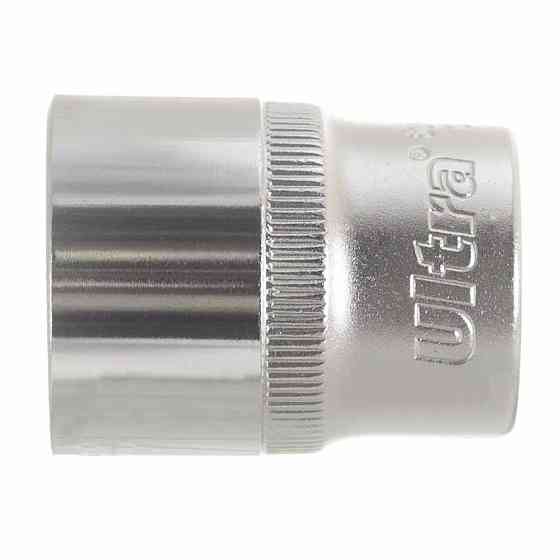 Насадка шестигранна коротка 1/2" 22мм CrV ULTRA (6070222) Рівне