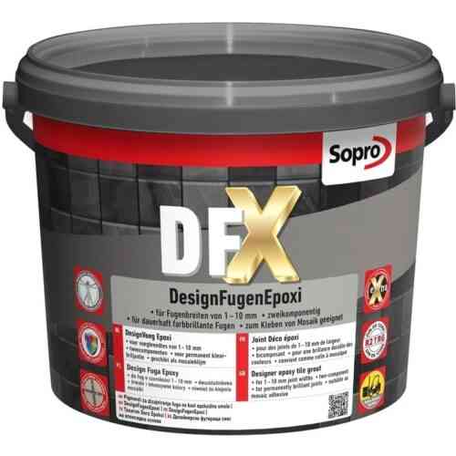 Епоксидна фуга для швів SOPRO DFX Design Fugen Epoxi №29 світлий беж 3 кг Київ