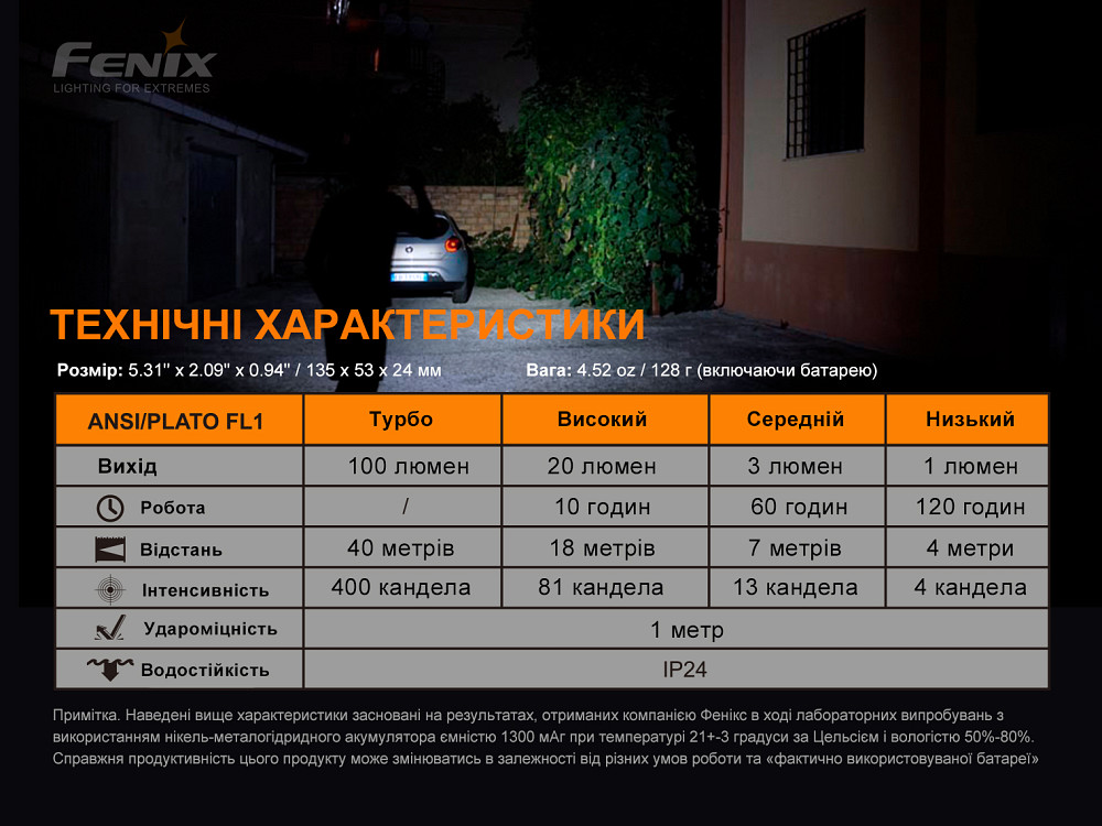 Ліхтар ручний з автономним живленням Fenix E-STAR Київ - фото 17