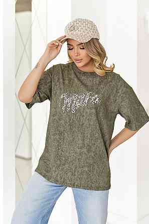 Оверсайз футболка тай-дай "Milfa" (Туреччина) | Норма і батал Київ