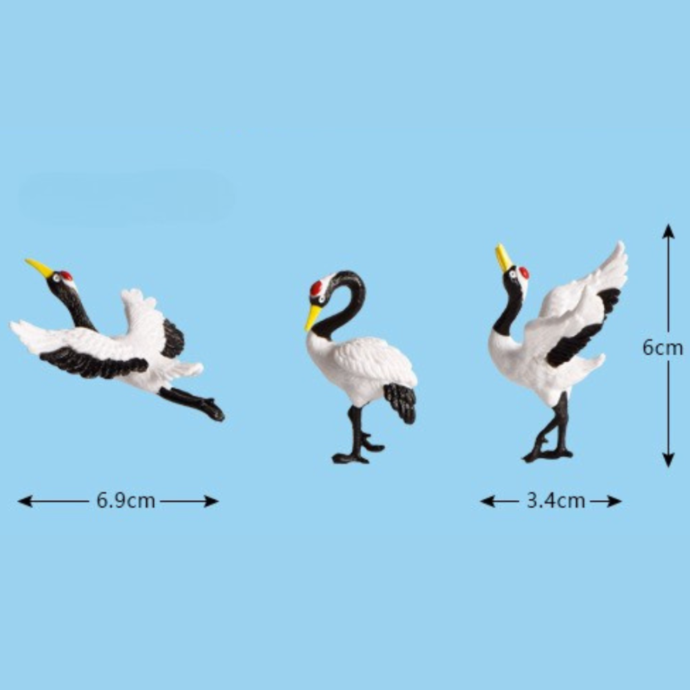Набор фигурок Журавлики для мини-сада, флорариума, миниатюры Одесса - изображение 2