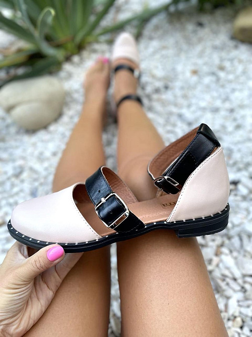 Соната Босоніжки жіночі Соната Наоми пудра (літо, шкіра натуральна) (3628) лише 36р.і 40р. Коломыя - изображение 1