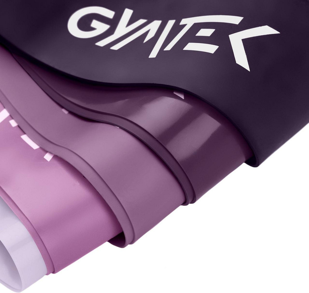 Набор резинок для фитнеса Gymtek 0,5-30кг фиолетовый Киев - изображение 10