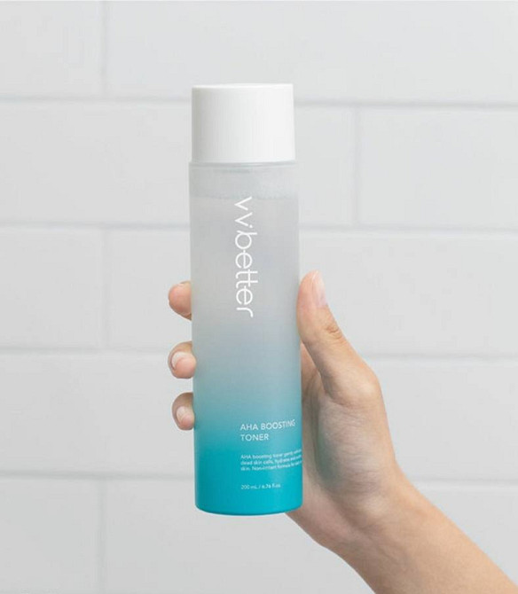 Тонер отшелушивающий с АНА-кислотами AHA Boosting toner VVbetter 200 мл Киев - изображение 6