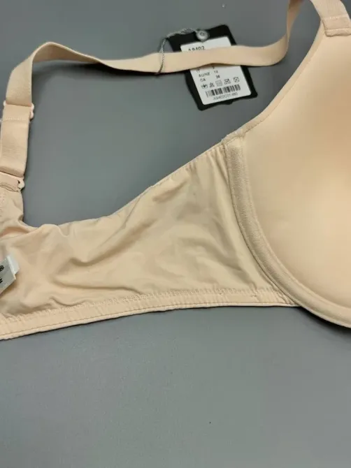 Гладкий бюстгальтер на тонкому поролоні Balaloum 9402 Бежевий 90C Київ - фото 3