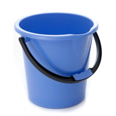 Ведро хозяйственное Горизонт Комфорт Голубое 10 л (гор-02040/блакитний) Винница - изображение 1