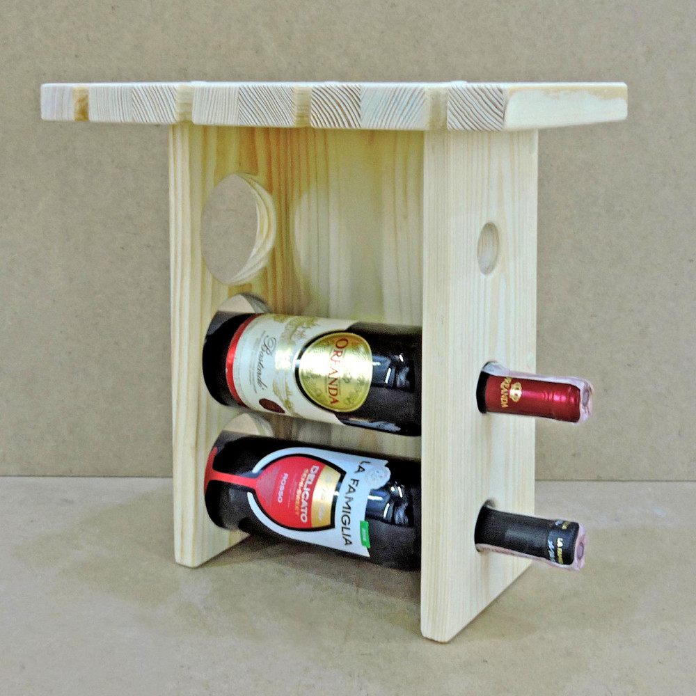 Настольная винная полка 