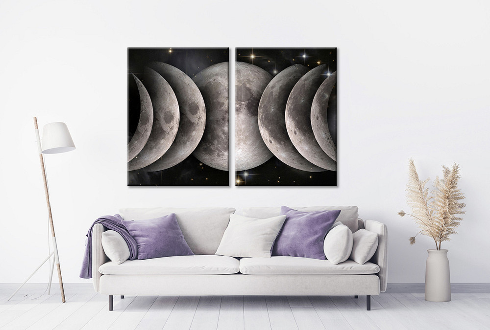 Модульная картина в гостиную / спальню  Місяць TLV-2_133 90x132  см Киев - изображение 2