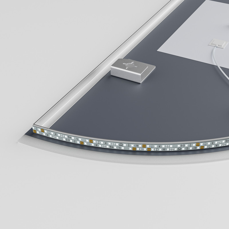 Дзеркало Mixxus Premium TOPPER MS03-60x120 з Led Touch, Anti-fog, димером (3-6,5kK) (MP6635) Київ - фото 9