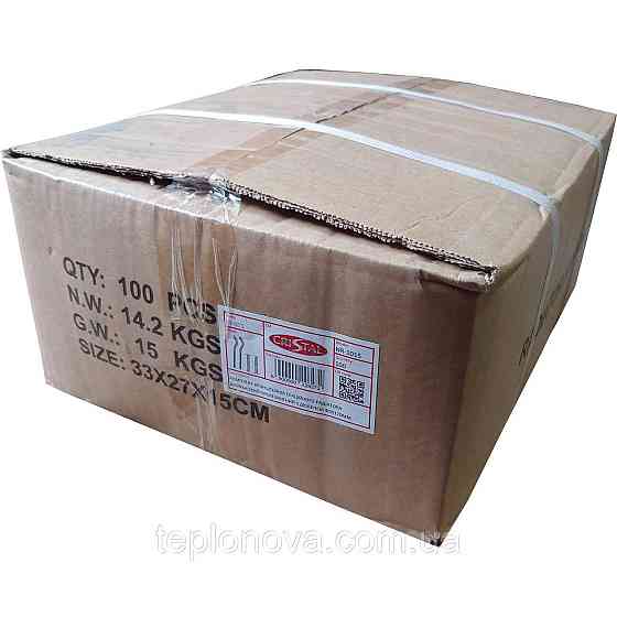 Комплект кронштейнів радіатора CRISTAL NS-1015 штирковий прогумований із дюбелем Ø9х170 мм (2 шт.) Чернівці