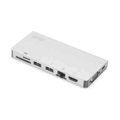 Концентратор Digitus Travel USB-C, 8 Port (DA-70866) Винница