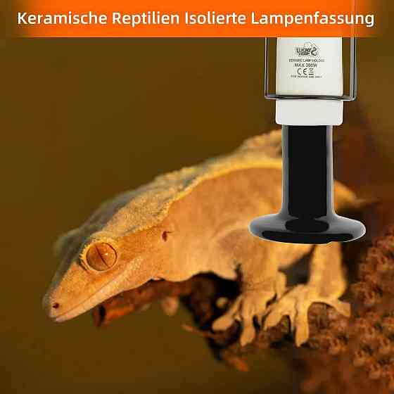 Патрон для лампи LUCKY HERP E27 керамічний білий 2 шт 300W термостійкий для тераріуму нагрівальний фарфоровий патрон Київ