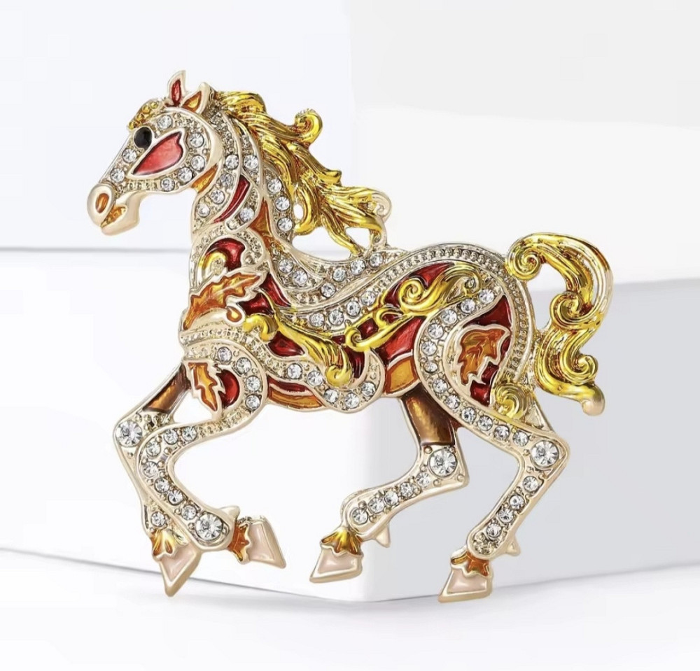 Брошка "Кінь" Сміла - фото 1