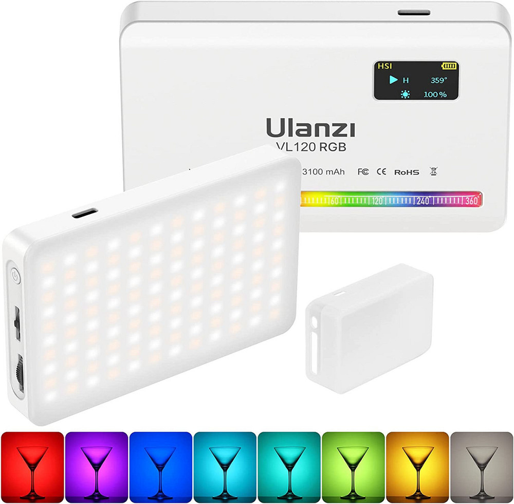 Накамерне світло RGB HUE 360 2500-9000К Ulanzi VL120RGB White Київ - фото 1