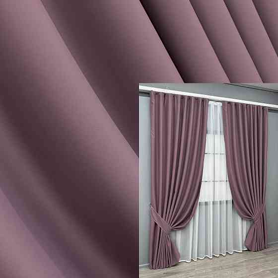 Комплект готових штор VR-Textil Блекаут Midnight № 1231ш Марсала 200х290 см 2 шт (32-505) Київ