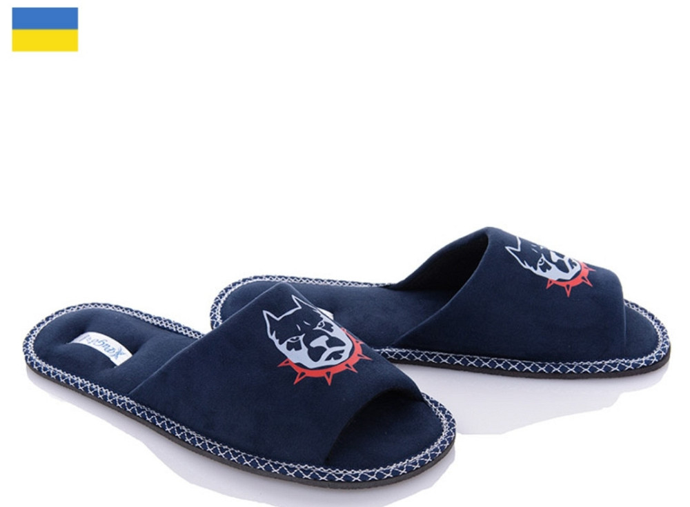 Хатні капці чоловічі відкриті сині PaGo питбуль 41 розмір Одеса - фото 4
