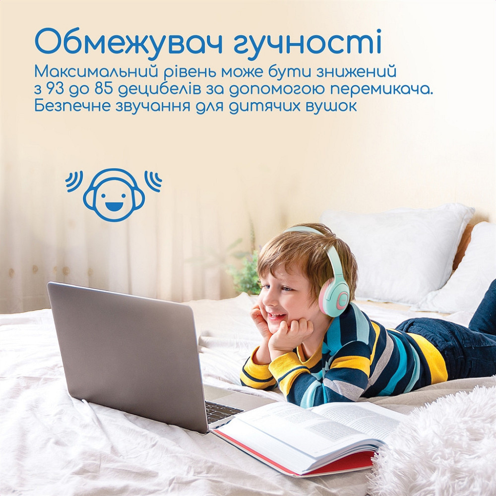 Bluetooth-гарнітура Promate Coddy Bubblegum ( блакитний/рожевий ) Харків - фото 9