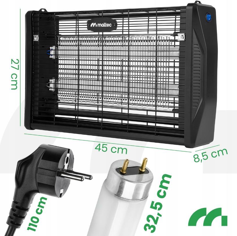 Знищувач комах MalTec 20Вт 3800В (Польща) Київ - фото 3