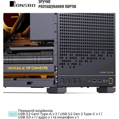 Корпус JONSBO D32 PRO Black Винница - изображение 11