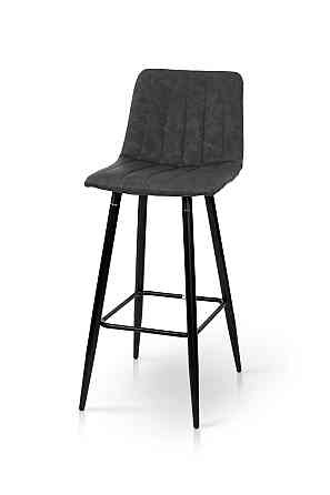 Стілець БАРНИЙ Дрім, чорний/екошкіра антрацитRU-08 Київ