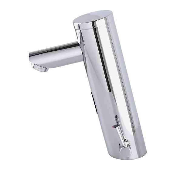 Змішувач сенсорний для умивальника HOTEC 19.111-DC/AC (220V/6V) з трансформатором,латунний Hot/Cold Київ