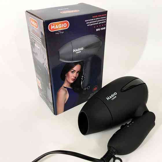 Фен професійний домашній для волосся Magio, Потужний фен для сушіння та укладання волосся IU-74 Львів