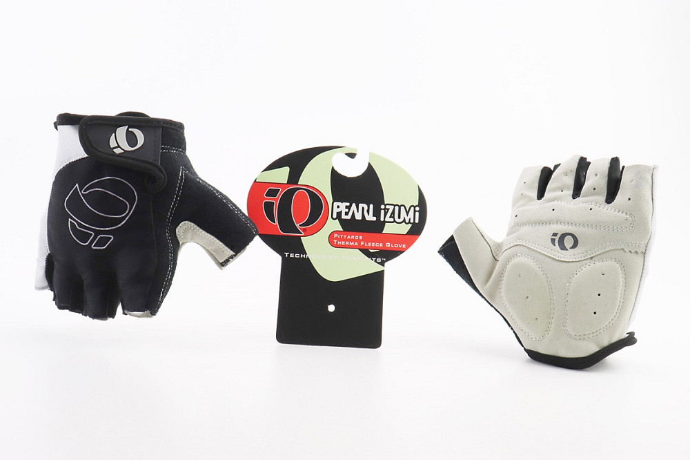 Перчатки без пальців L з м'якими вставками під долоню, чорно-сірі Київ - фото 1