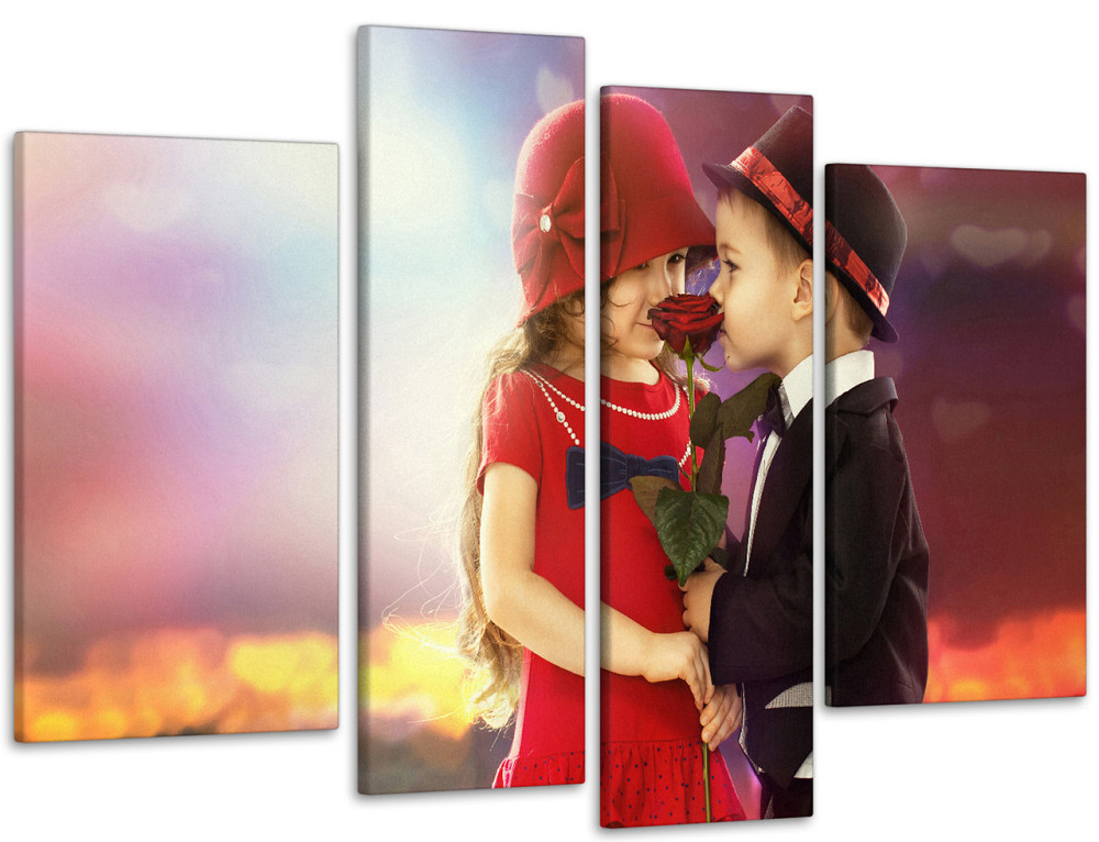 Модульная картина Деты Art-42_4 99x140 см Киев - изображение 1