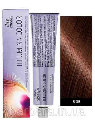 5/35 Краска для волос  Wella Illumina Сolor 5/35  светло-коричневый золотисто-махагоновый Киев