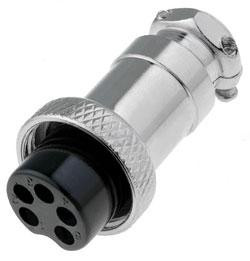 Роз'єм MIC 325 mini (гніздо), під кабель, 5pin, діам.-12 мм Полтава - фото 1