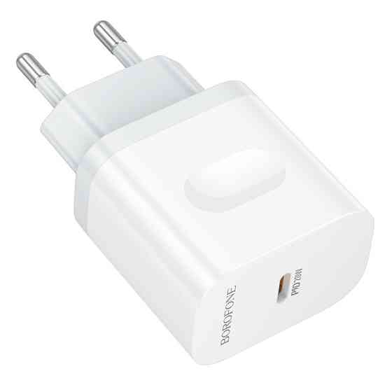 Сетевое зарядное устройство BOROFONE BA99A Breeze single port PD20W charger White Одесса