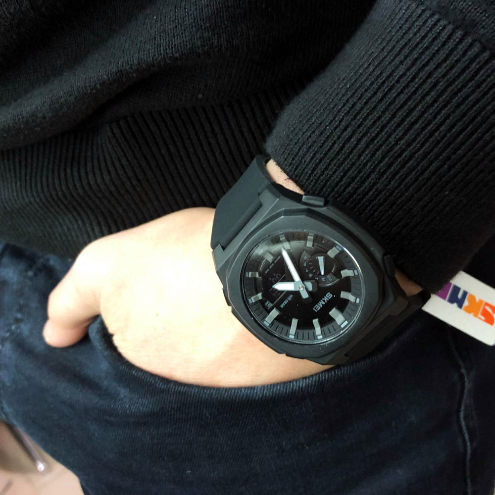 Годинники для військовослужбовців SKMEI 2091BKGYBK, Оригінальний VA-795 чоловічий годинник Київ - фото 7