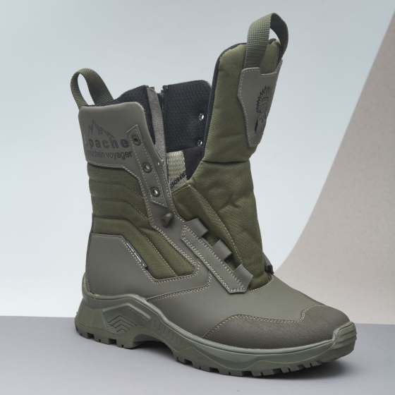 Берцы зимние теплые Apache хаки военные ВСУ, водонепроницаемые тактические армейские ботинки Харьков