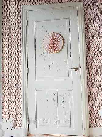 Шпалери флізелінові Decoprint Good Vibes 0.53х10 молодіжні дитячі геометрія смуги фігури рожеві, бузкові Київ