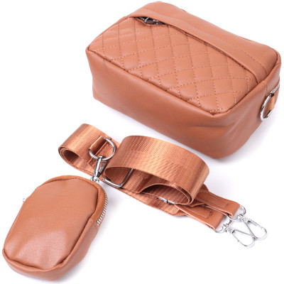 Сумка Vintage Жіноча крос-боді з монетницею з екошкіри Руда (22795) Вінниця - фото 9