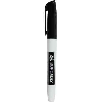 Маркер Buromax для магнітних дошок, чорний, JOBMAX, 2-4 мм, спиртова основа (BM.8802-01) Вінниця