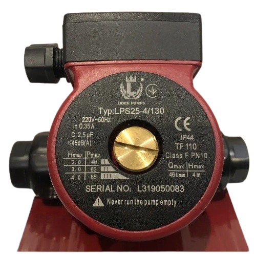 Насос циркуляційний 0,065кВт 4,7м 55л/хв 130мм + гайка LPS 25-4S/130 Lider Житомир - изображение 1